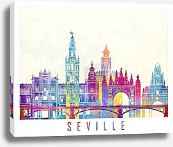 Постер Севилья: Акварельные горизонты города мечты