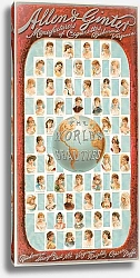 Постер Гео Харрис и Санс The world's beauties, first-series, Allen Ginter, manufacturers of cigarettes, Richmond, Virginia
