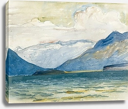 Постер Джакометти Джованни View From Plaun Da Lej Towards Chasté Peninsula