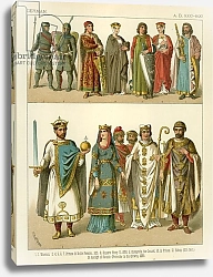 Постер Критцмейстер Альберт (грав) German Costume 1000-1100 AD