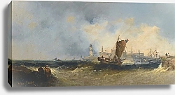 Постер Боголюбов Алексей Порт в Нормандии