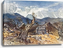 Постер Фулейлав Джон The Temple of Apollo at Bassae in Arcadia, with Distant View of Mount Ithome