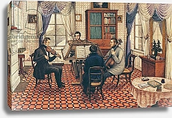 Постер Бест Мари Anthony and Three Friends Playing a String Quartet