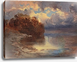 Постер Калам Александр Bord De Lac Et Massif D’arbres