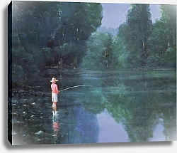 Постер Селигман Линкольн (совр) Child Fishing, 1989