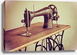 Постер Старинная швейная машинка