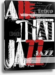 Старинный джазовый плакат