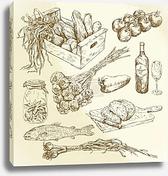 Постер Пищевая коллекция №4