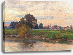 Постер Дарно Хьюго Abendlandschaft Etzenhausen