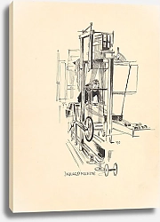 Постер Оортвейн Мартен Jacquard weefmachine