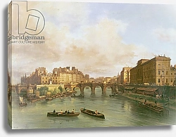Постер Канелла Джузеппе The Pont Neuf, Ile de la Cite, Paris Mint and Conti Quay, 1832