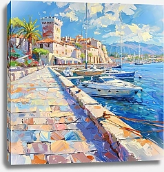 Постер Antibes promenade