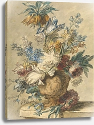 Постер Хейсум Ян Bouquet of Spring Flowers in a Terracotta Vase