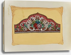 Постер Хьюстон Флоренс Embroidery on Pillow