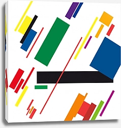 Постер Абстрактный геометрический красочный фон