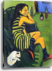 Постер Кирхнер Людвиг Эрнст Artistin (Marzella)