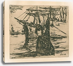 Постер Мигем Юджин Ван Zondag aan de haven