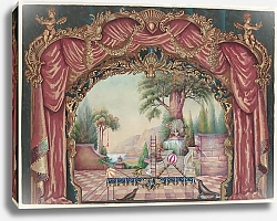 Постер Хамли Перкинс Декорация для сцены водевиля