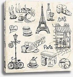 Постер Вкусы Парижа