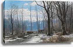 Постер Ландби Андерс A winter day in the English Garden in Munich