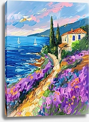 Постер Ocean's kiss on flowered fields