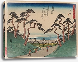 Постер Утагава Хирошиге (яп) Tokaido gojusantsugi, Pl.06