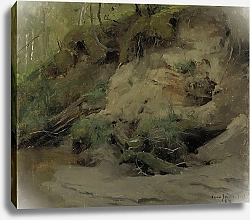 Постер Ярнефельт Ээро Лес с песчаным склоном