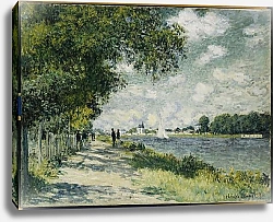 Постер Моне Клод (Claude Monet) The Seine at Argenteuil, 1875
