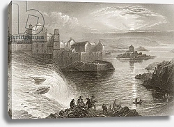 Постер Бартлет Уильям (последователи, грав) Ballyshannon, County Donegal, from 'Scenery and Antiquities of Ireland' by George Virtue, 1860s