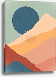 Постер Эстетический пейзаж с горами 8