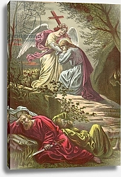 Постер Школа: Северная Америка (19 в) Jesus in the Garden of Gethsemane