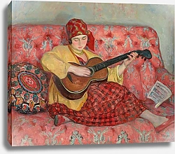 Постер Лебаск Анри Ноно на гитаре