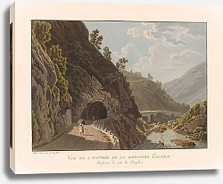 Постер Лори Габриэль Младшая Vue de l’entrée de la derniere Galerie Dessinée du côté du Simplon