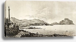 Постер View of Palermo from Bagheria, Italy