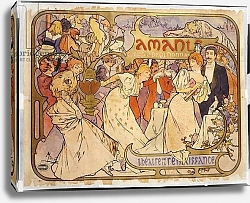 Постер Муха Альфонс Amants, 1895