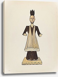 Постер Школа: Американская 20в. Тарелка 39 Сент–Джон Непомук Бульто - Из коллекции 