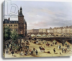 Постер Канелла Джузеппе The Flower Market, 1832