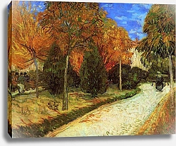 Постер Ван Гог Винсент (Vincent Van Gogh) Общественный парк в Арле