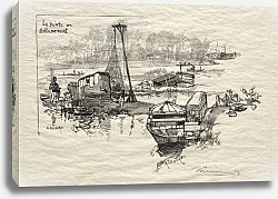 Постер Лепер Огюст Le Point de Billancourt