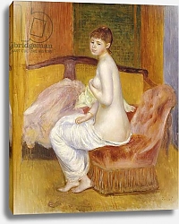 Постер Ренуар Пьер (Pierre-Auguste Renoir) Seated Nude, Resting, 1885