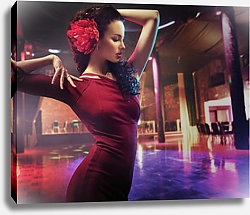 Постер Танцовщица в красном