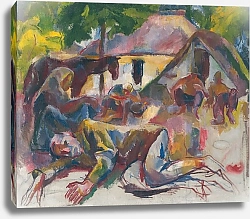 Постер Аба-Новак Вильмош Resting Gypsies