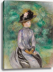Постер Ренуар Пьер (Pierre-Auguste Renoir) Adrienne, c.1878
