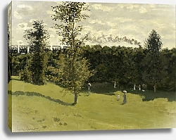 Постер Моне Клод (Claude Monet) Тренируйтесь в сельской местности