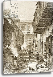 Постер Школа: Английская 19в. Alley in Chinatown, San Francisco, California, from 'American Pictures', 1876