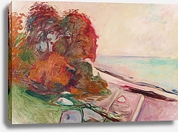 Постер Мунк Эдвард Прибрежный пейзаж