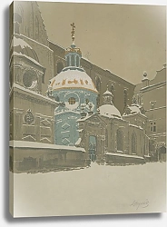 Постер Чолковский Леон Sigismund’s Chapel in the snow