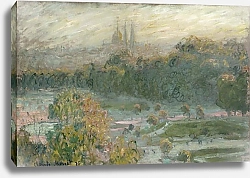 Постер Моне Клод (Claude Monet) Сады под Лувром. Этюд