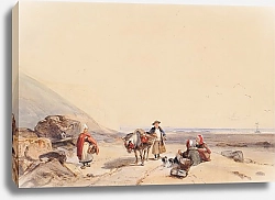 Постер Бонингтон Ричард Coast Scene With Figures