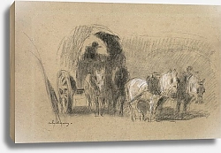 Постер Лебур Альбер A Miller’s Carriage